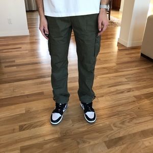 Vintage cargo pants olive green